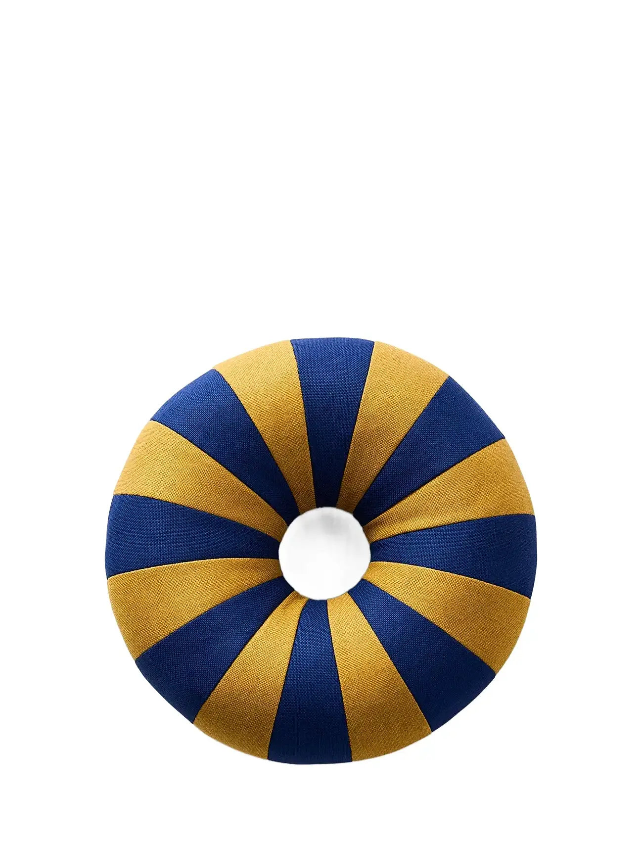 STUDIO ABOUT Float Pillow, Dunkelblau/Ochre Patterned - Ø 40 CM - Unisex