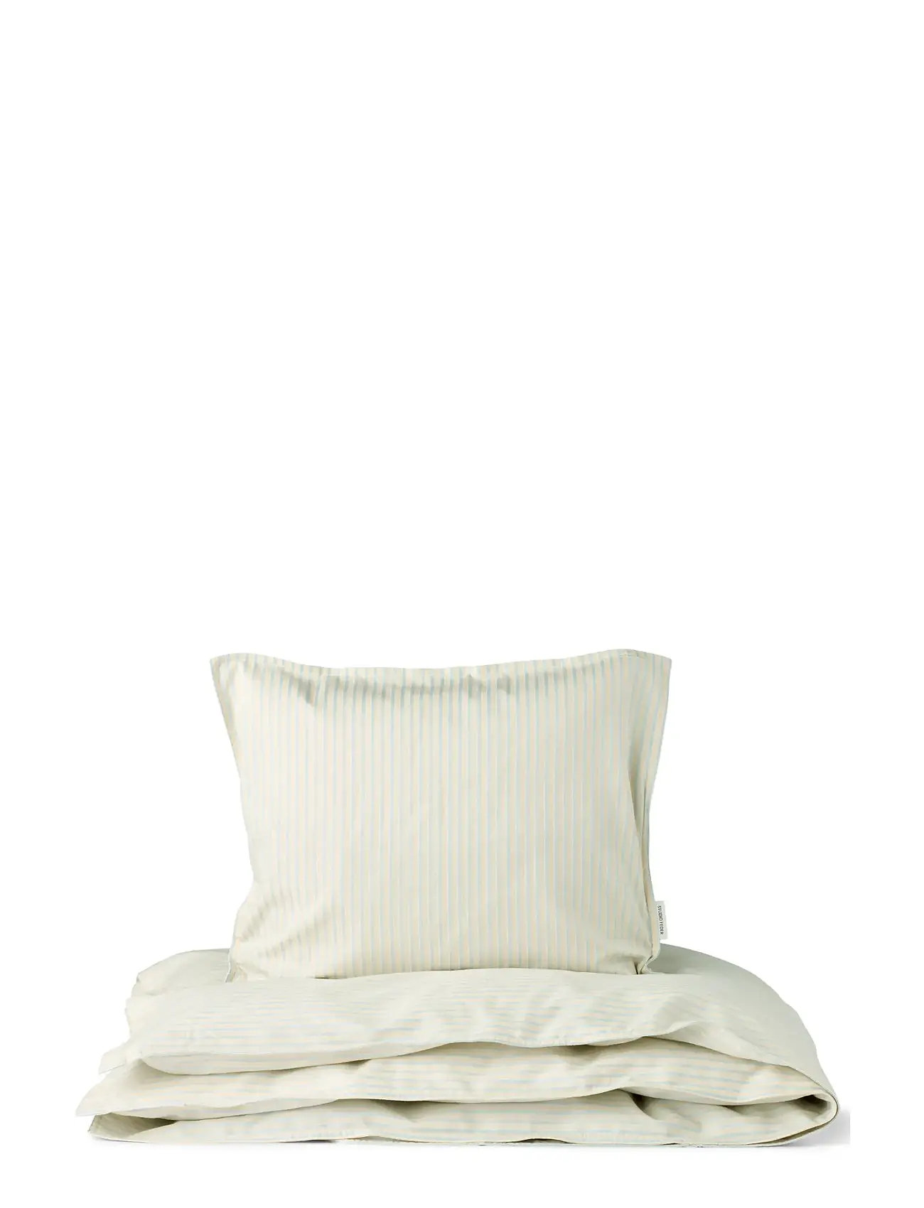 STUDIO FEDER Adult Bedding - Satine, 140X200 cm/60X63, Cream, Sengetekstiler > Sengesæt, Unisex