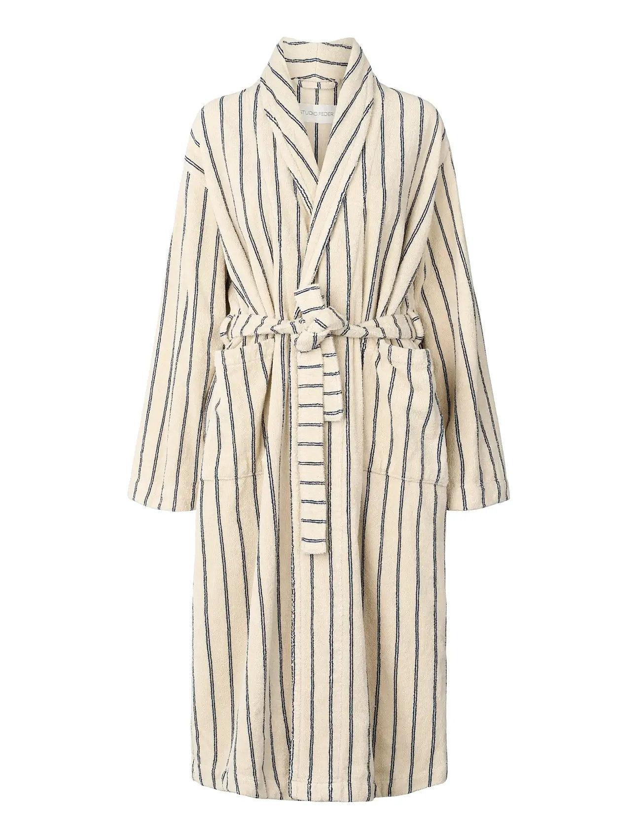 STUDIO FEDER Mia Bathrobe, M/L, Cream, Tekstiler Til Badeværelset > Badekåber, Unisex