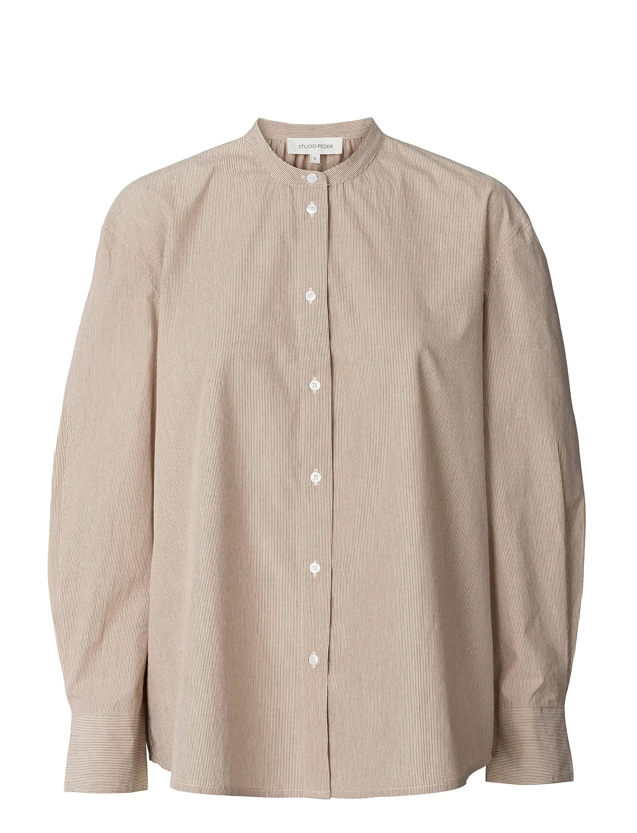 STUDIO FEDER Isolde Shirt Beige - L - Damen