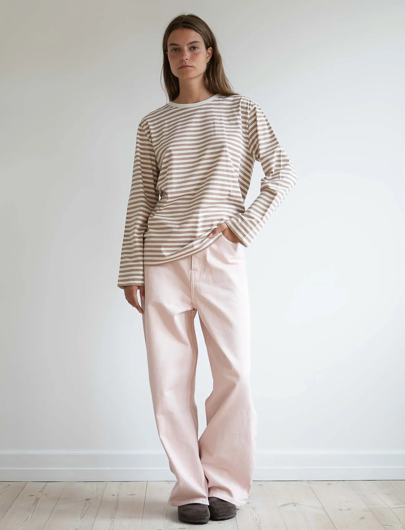 STUDIO FEDER Evelyn Jeans, M, Pink, Jeans > Vidde, Dame