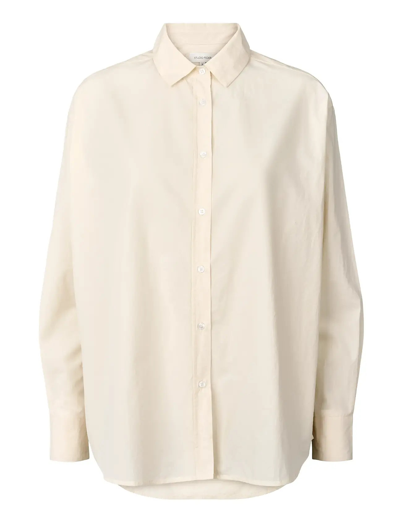 STUDIO FEDER Josie Shirt Cream - S - Damen