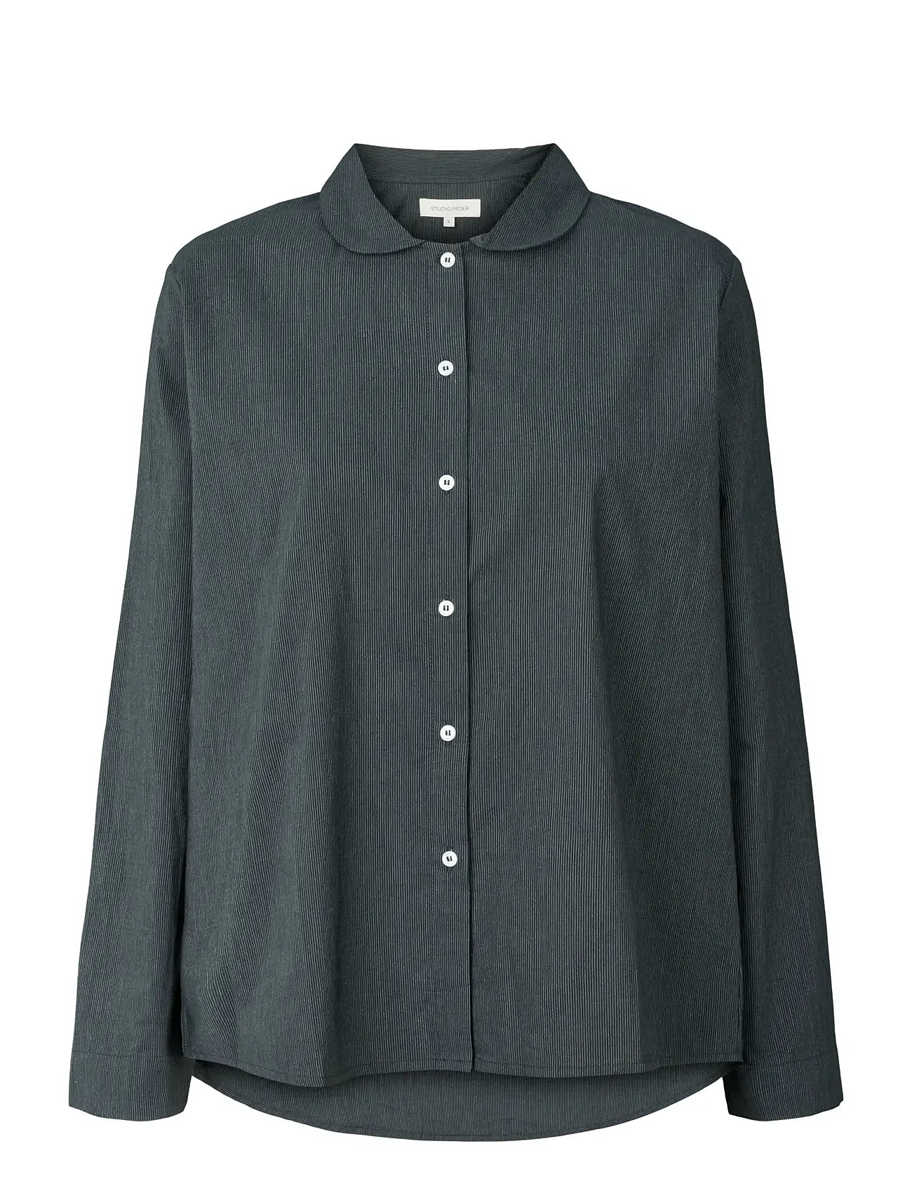STUDIO FEDER Petra Shirt - Baumwolle Grau - L - Damen