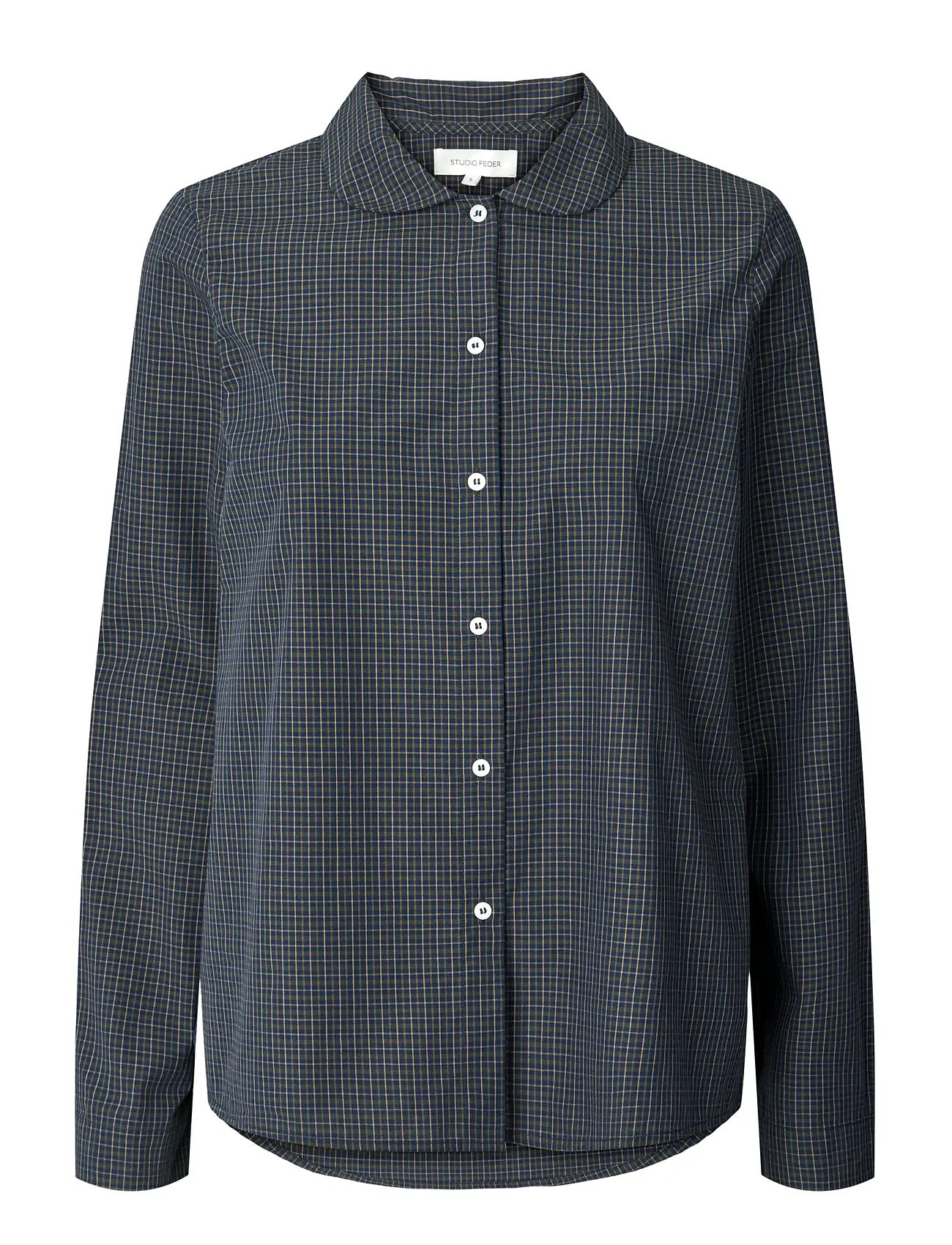 STUDIO FEDER Petra Shirt - Baumwolle Navy - M - Damen