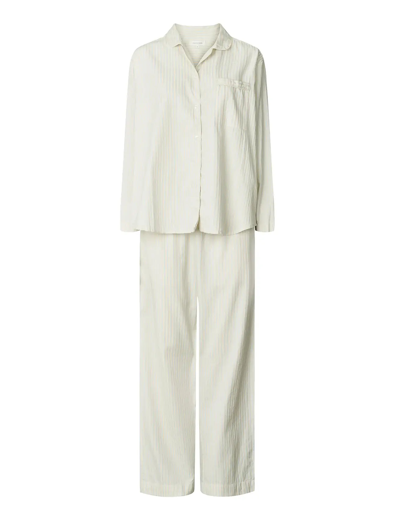 STUDIO FEDER Edith Pajama Weiß - XL - Damen