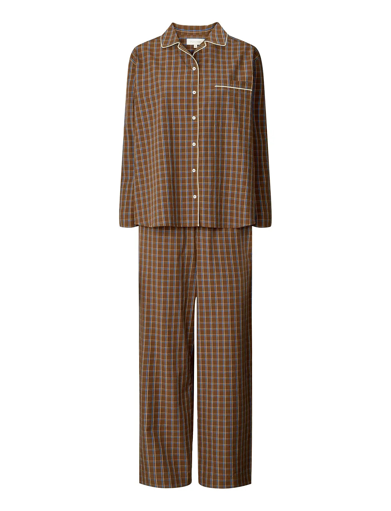 STUDIO FEDER Edith Pajama Braun - M - Damen