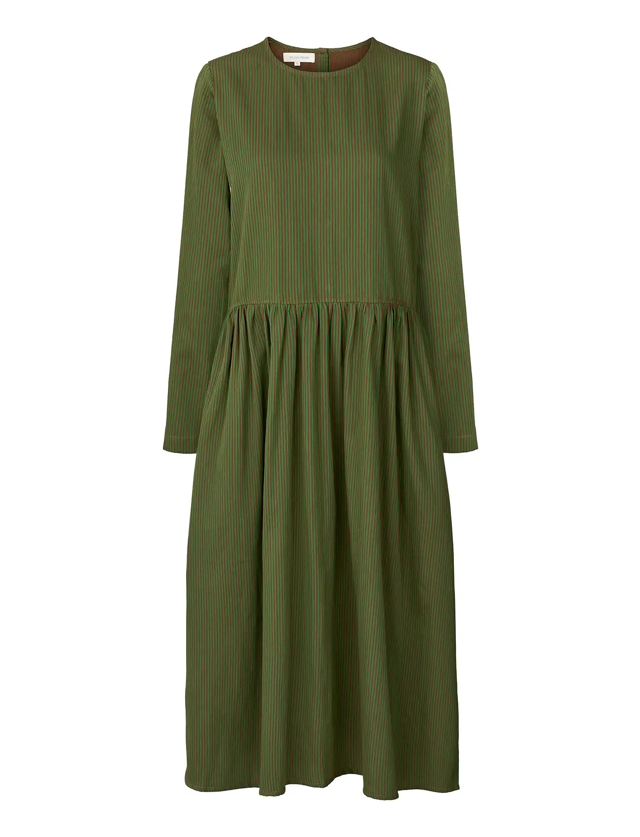 STUDIO FEDER Sabine Kleid - Baumwolle Grün - L - Damen