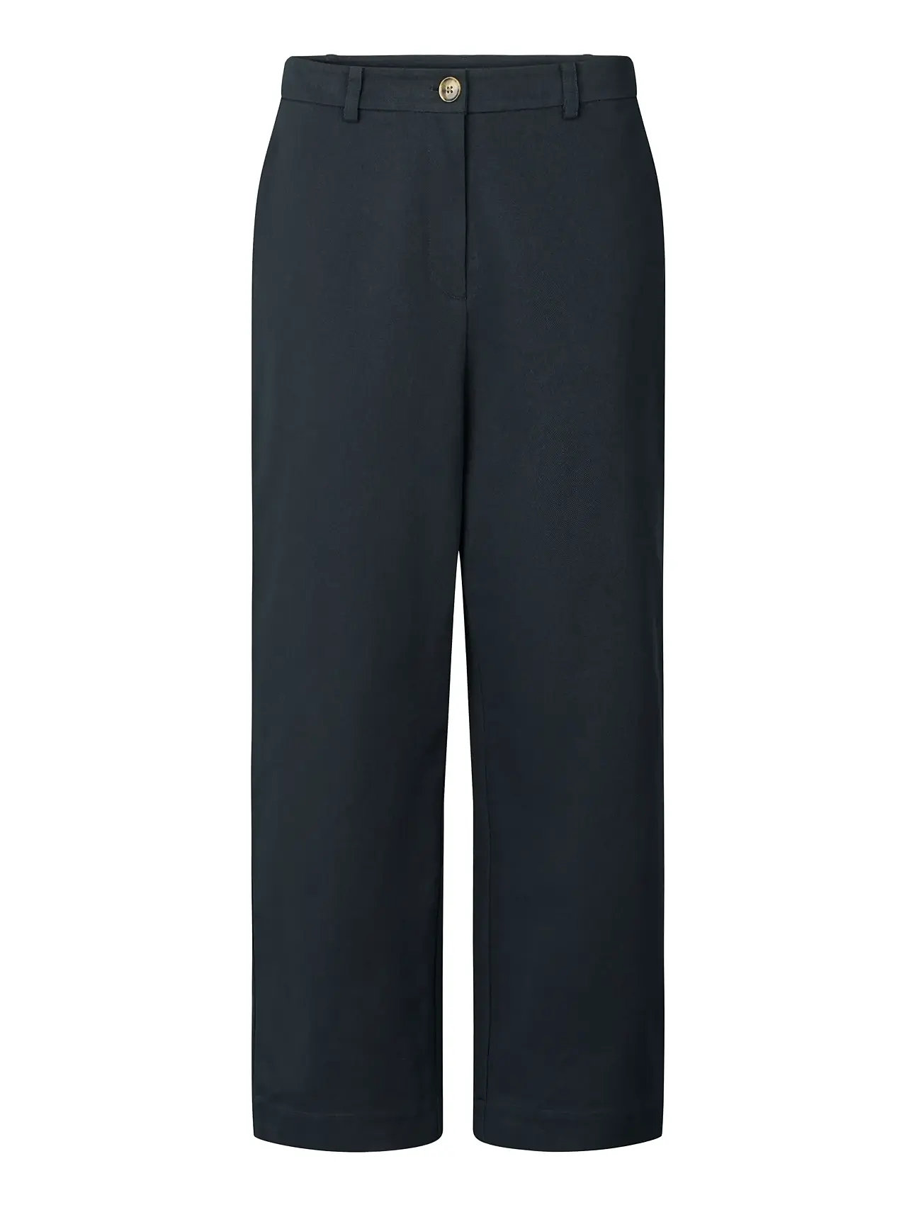 STUDIO FEDER Oline Pants - Cotton, L, Navy, Bukser > Chinos, Dame