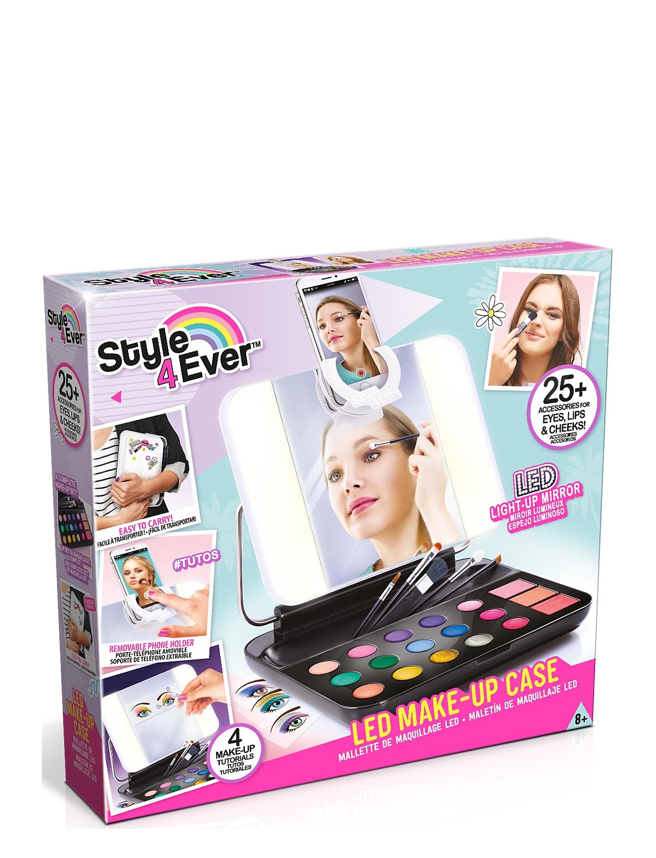 Style 4 Ever Make Up Led Case Toys Costumes & Accessories Makeup Multi/patterned Style 4 Ever