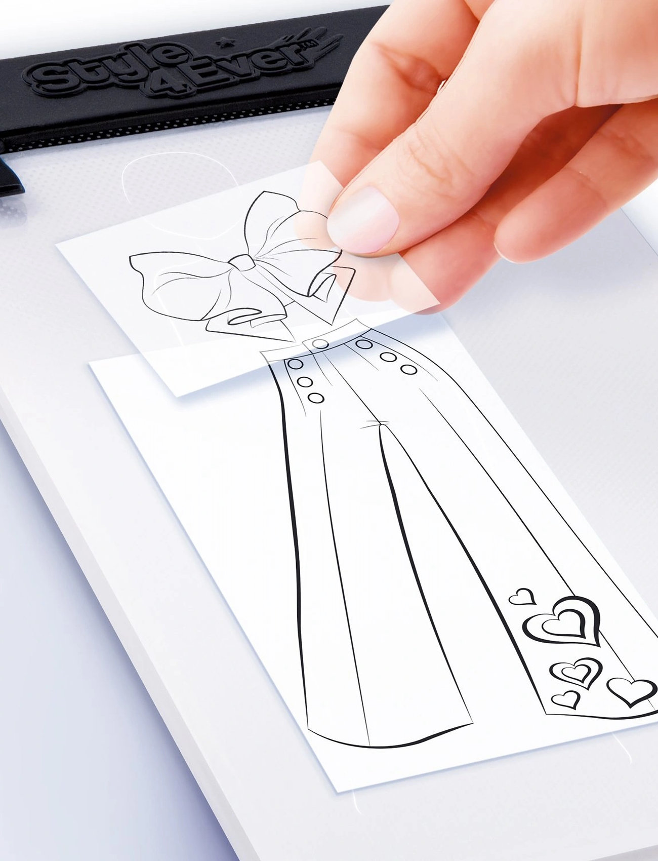 Style 4 Ever Style 4Ever Fashion Designer Light-Up Pad, One Size, Multi/patterned, Tegning > Malebøger Og Håndarbejdsbøger, Børn