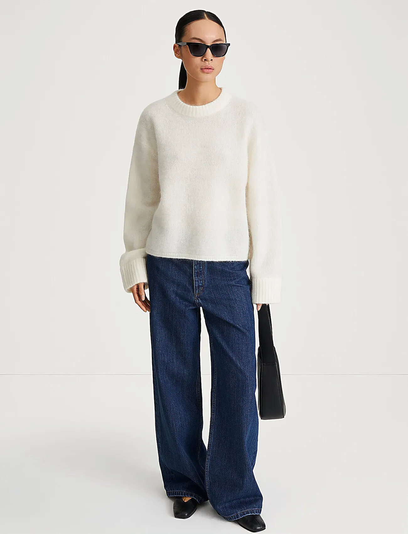 Stylein Niclas Short Sweater, S, Cream, Strik > Trøjer, Dame