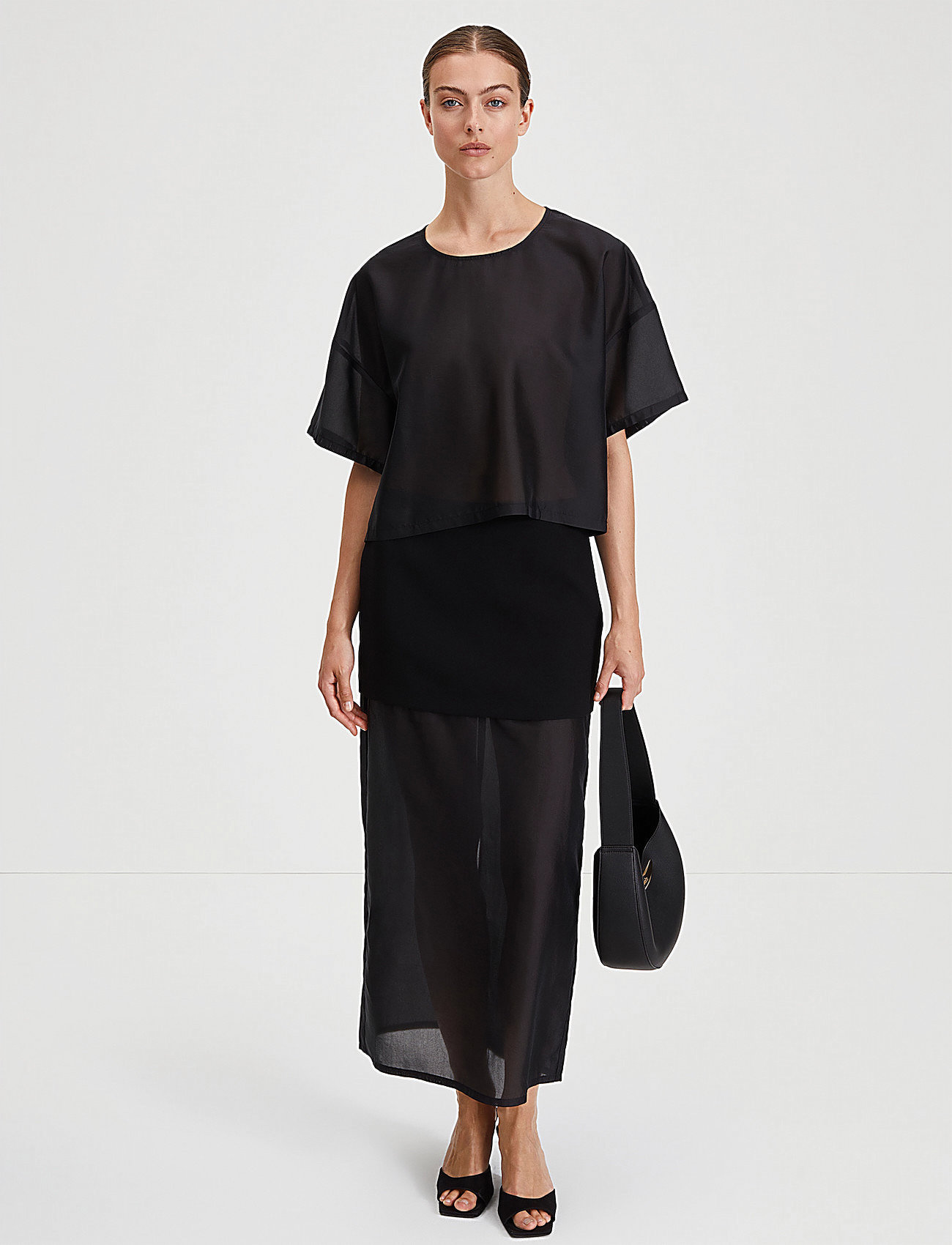 Stylein Berra Top, S, Black, T-Shirts & Toppe > Kortærmede, Dame