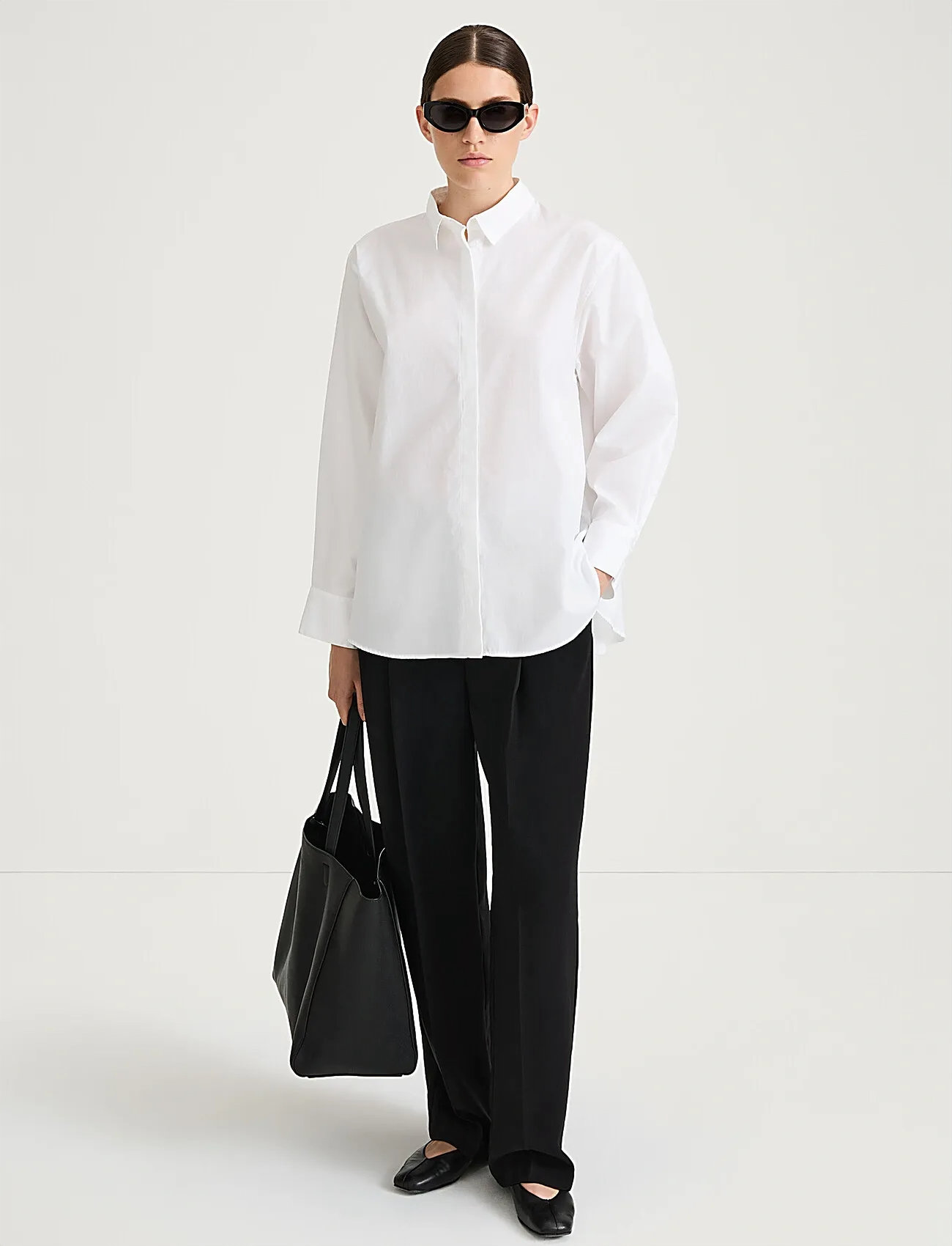 Stylein Janis Shirt, L, White, Skjorter > Langærmede, Dame