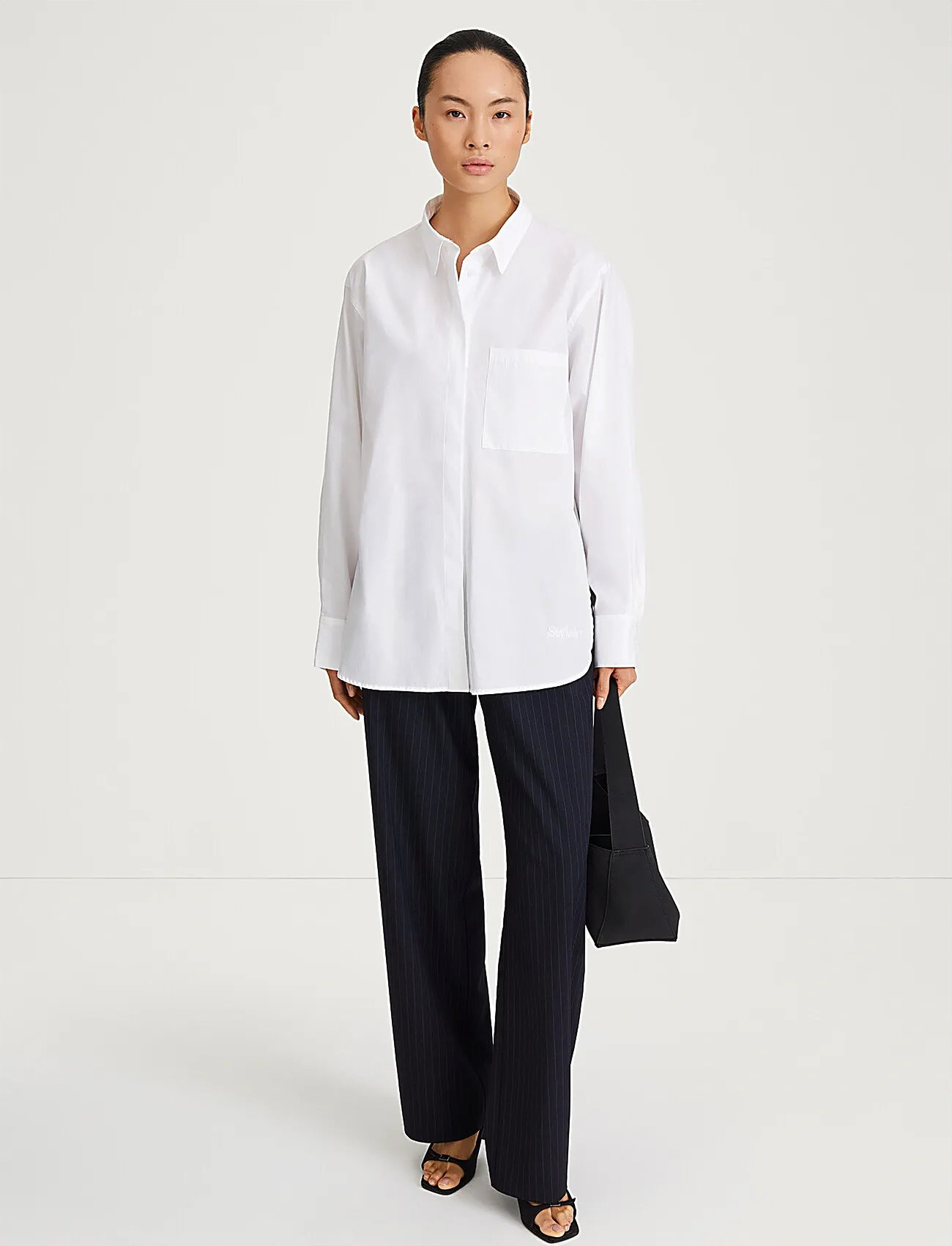 Stylein Jansell Shirt, S, White, Skjorter > Langærmede, Dame