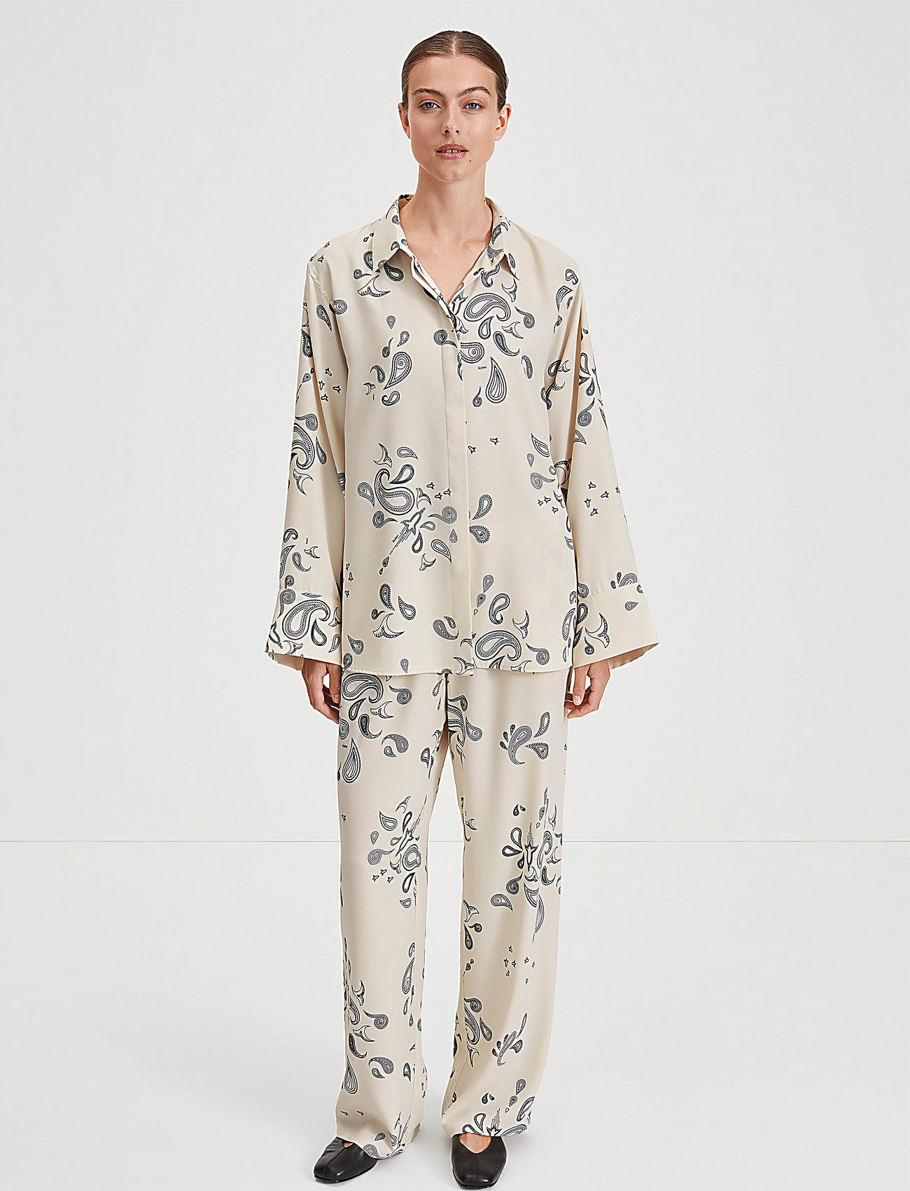 Stylein Mortara Shirt, S, Beige, Skjorter > Langærmede, Dame