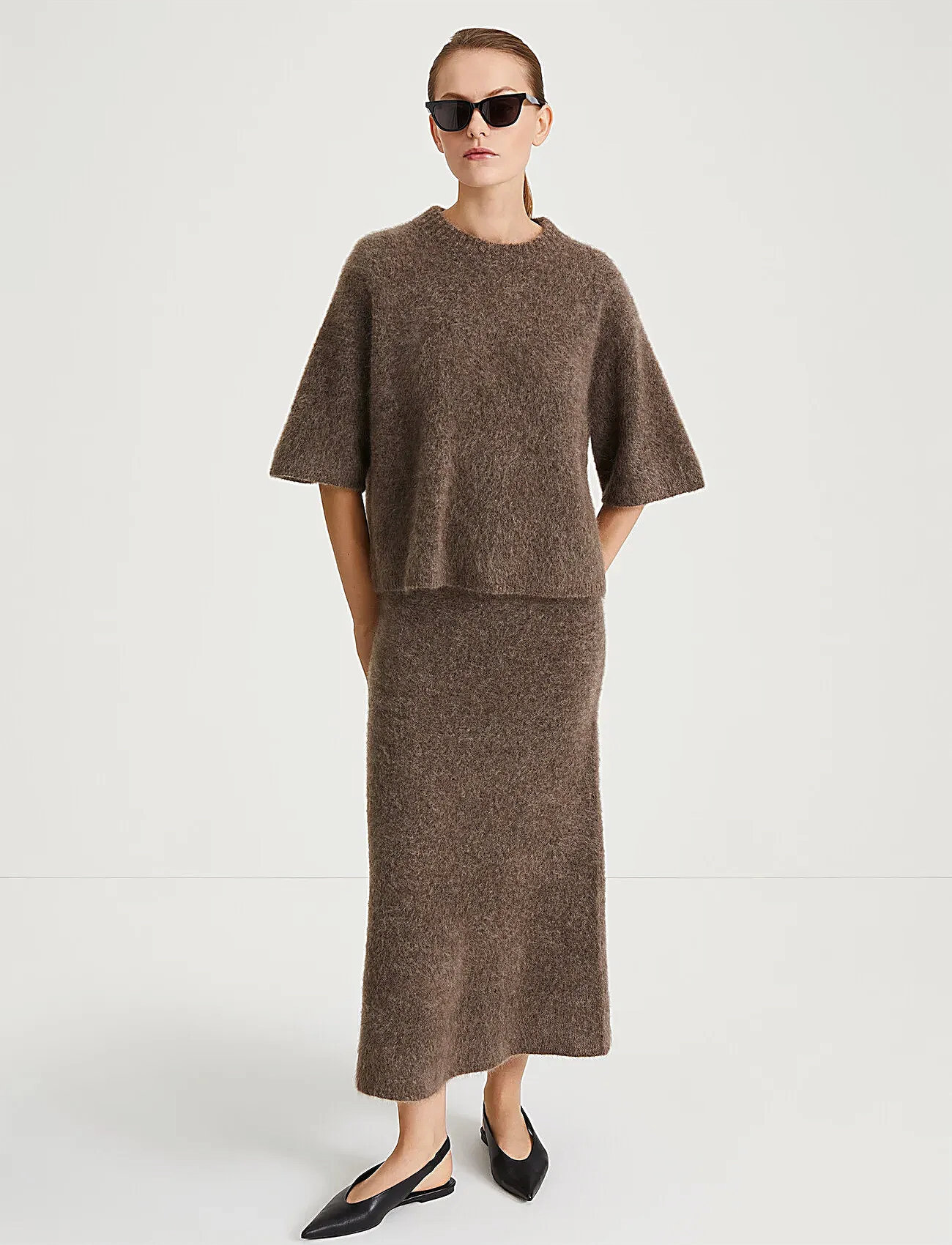 Stylein Nour Top, XL, Grey, Strik > Trøjer, Dame