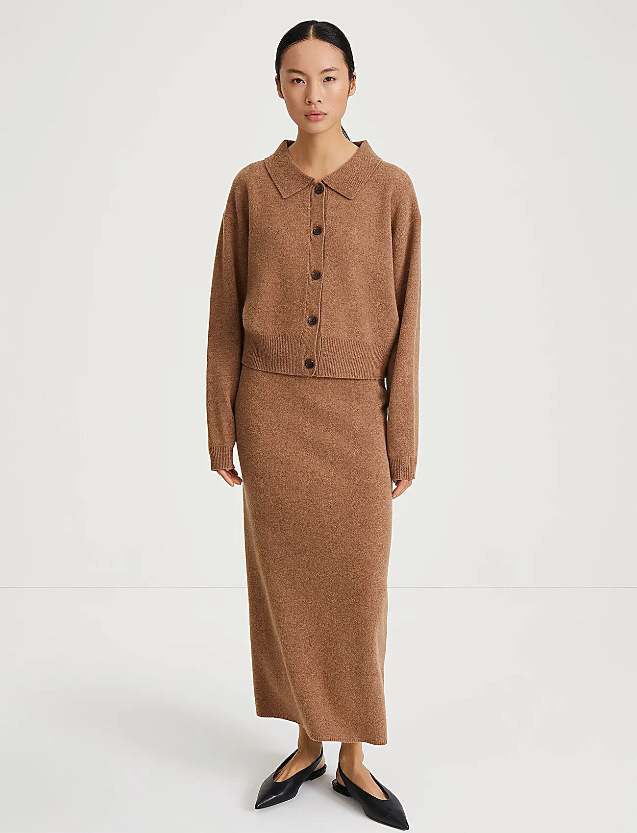 Stylein Harmonia Skirt, L, Beige, Nederdele > Maxi Nederdele, Dame