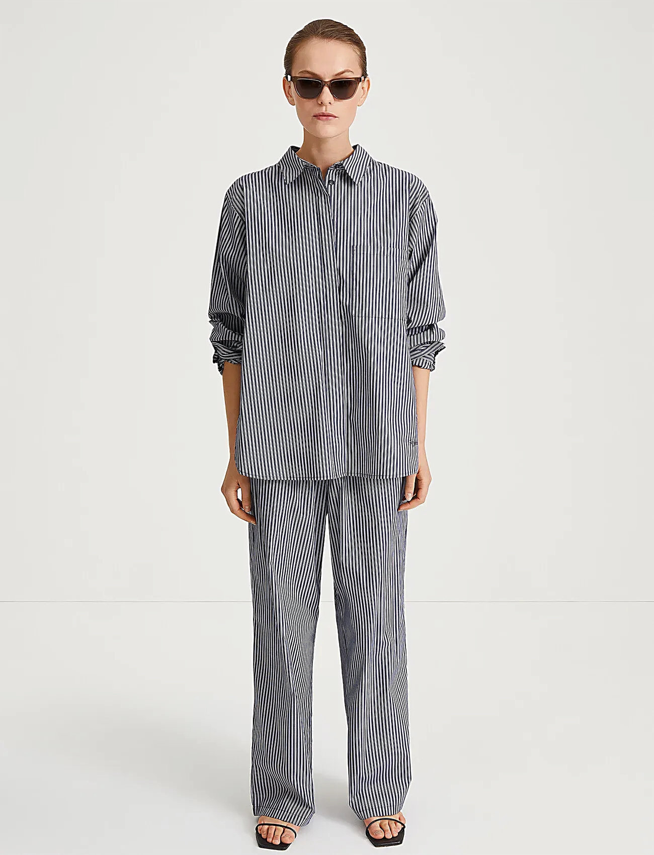 Stylein Jansell Shirt, XL, Navy, Skjorter > Langærmede, Dame