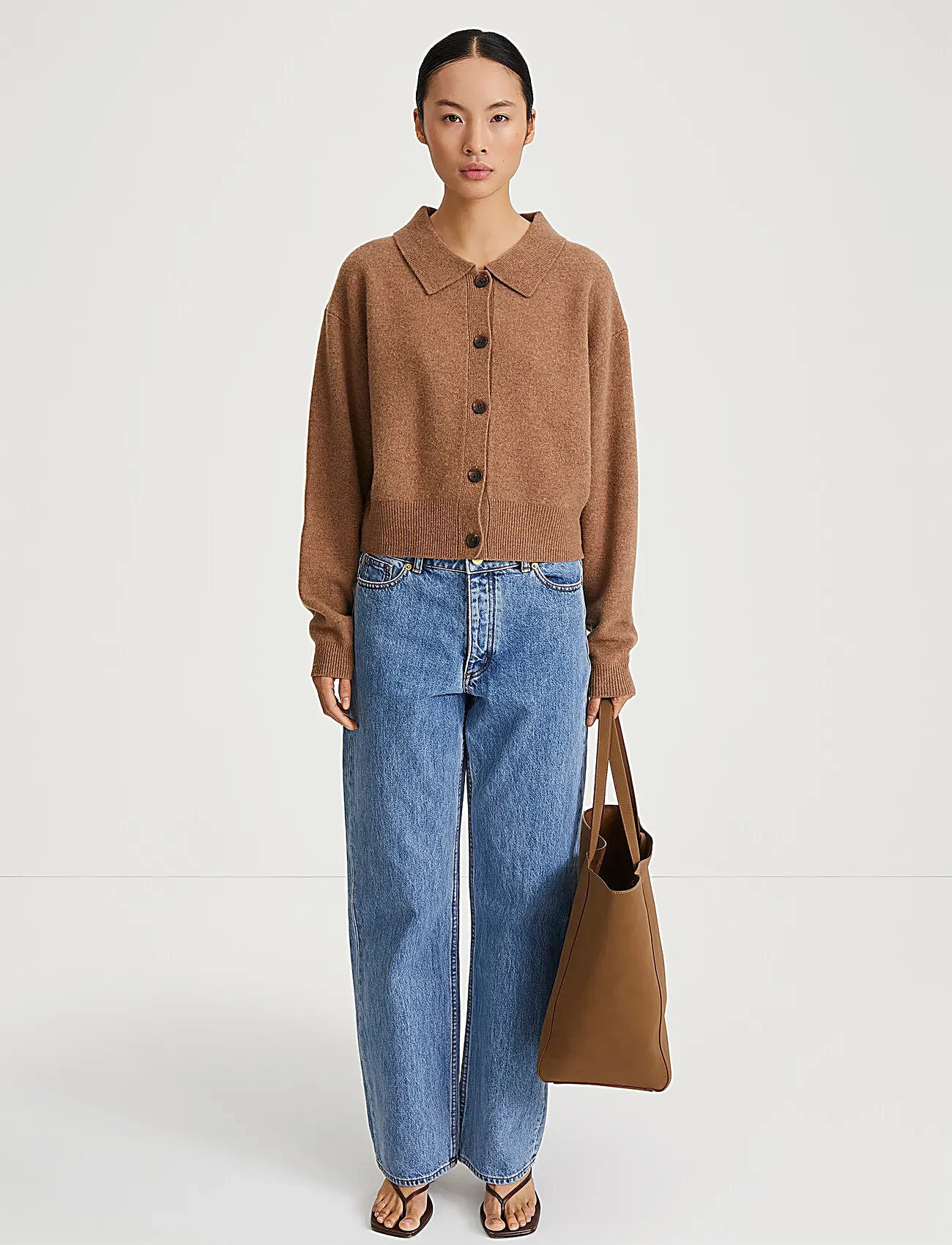 Stylein Halina Cardigan, L, Brown, Strik > Cardigans, Dame