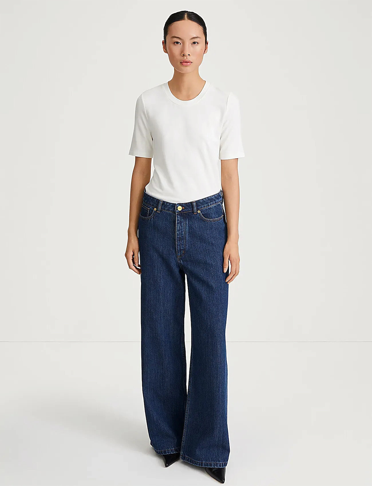 Stylein Kayne Denim Trousers, 28, Blue, Jeans > Vidde, Dame