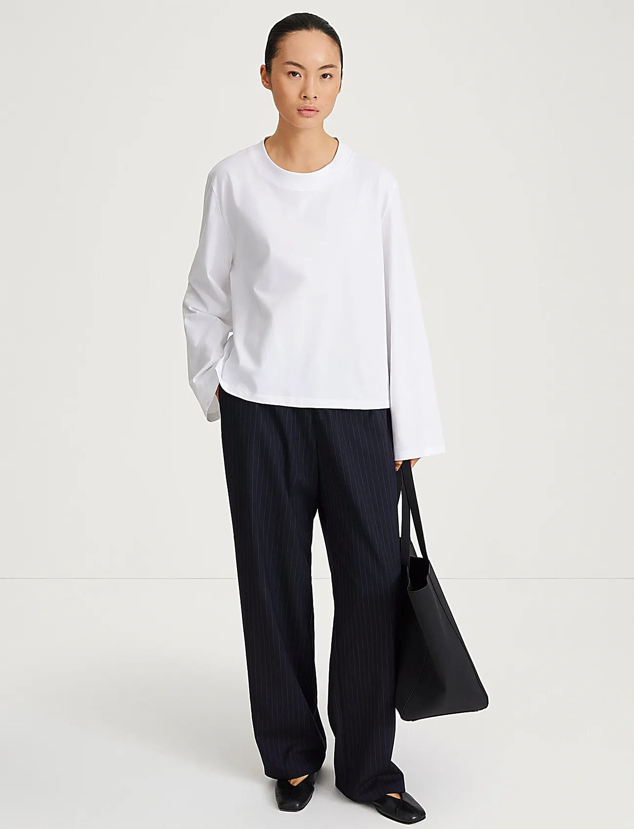 Stylein Joyce Long Sleeve Top, XS, White, T-Shirts & Toppe > Langærmede, Dame