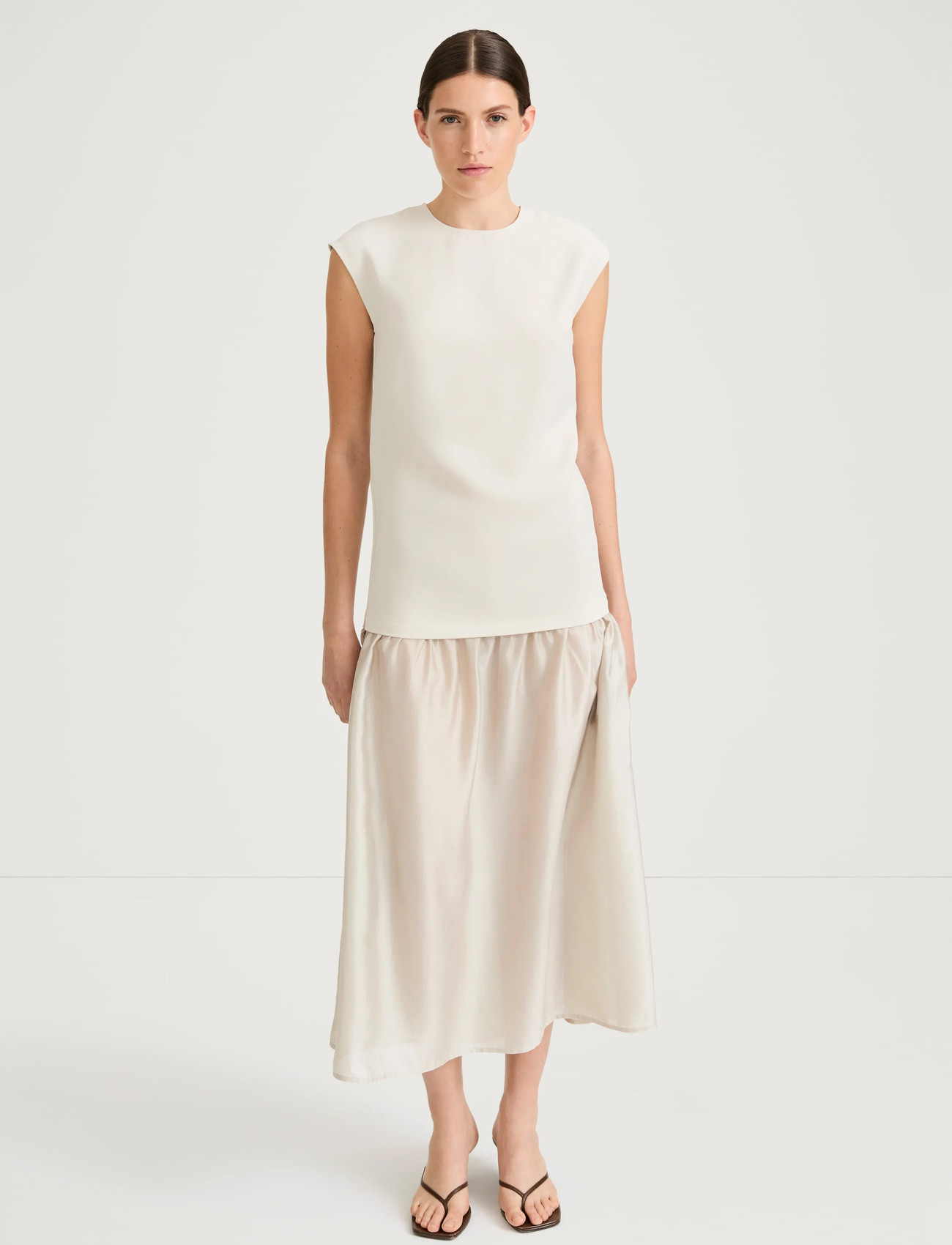 Stylein Barnie Dress, L, Cream, Designere > Maxi Dress, Dame