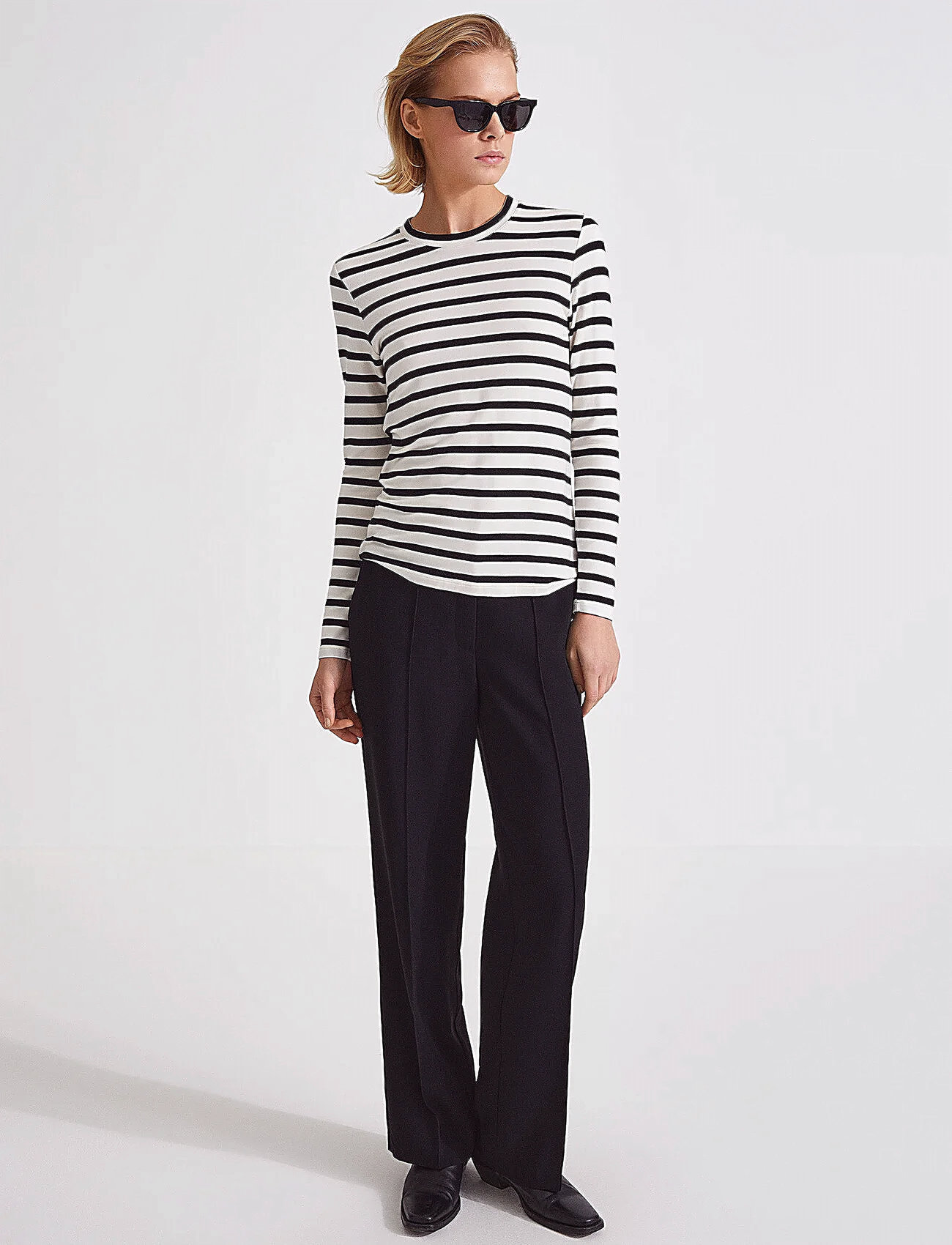Stylein Canvey, L, Black, T-Shirts & Toppe > Langærmede, Dame