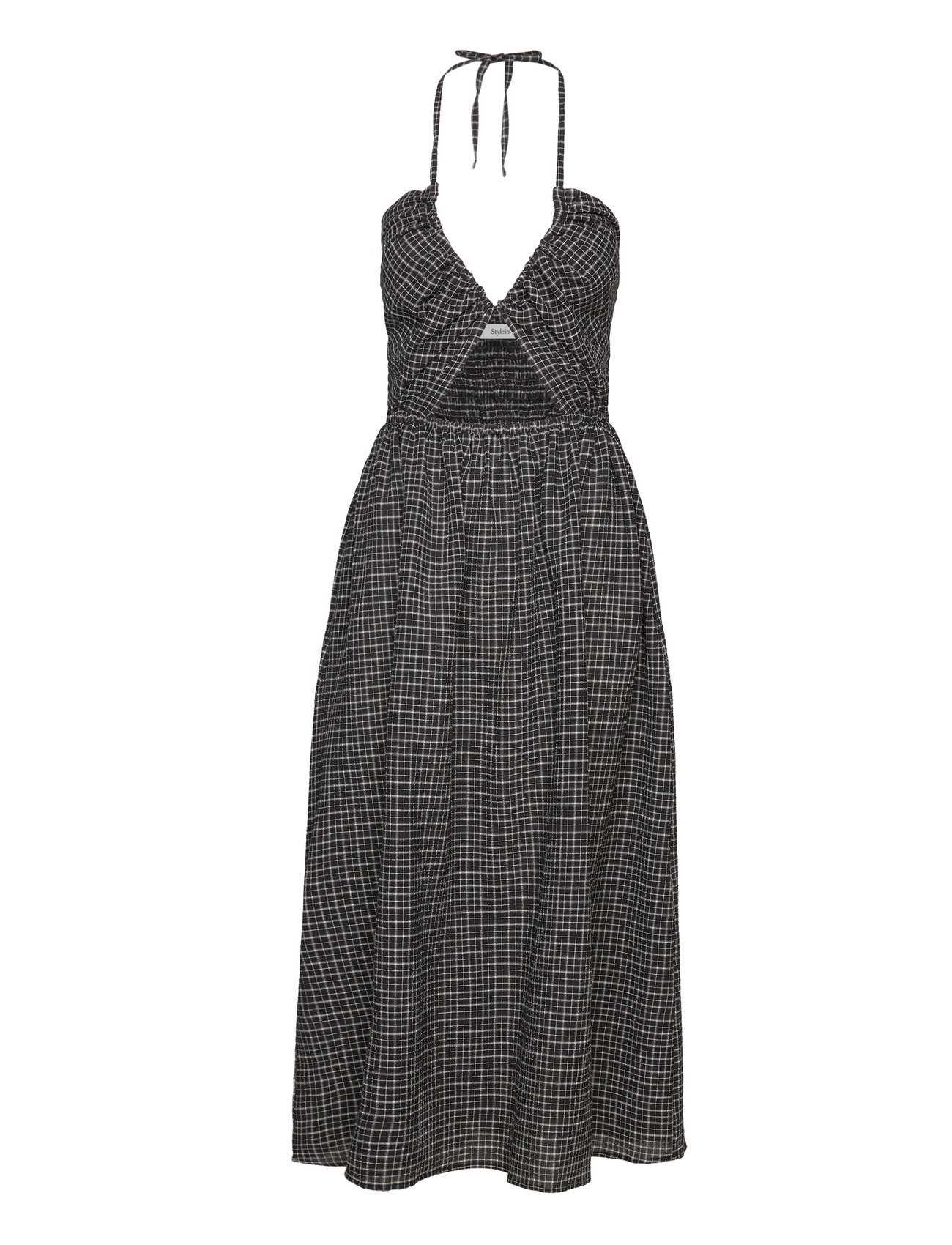 Janika Dress Knelang Kjole Black Stylein