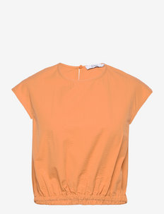 MELIZA TOP - sleeveless blouses - orange