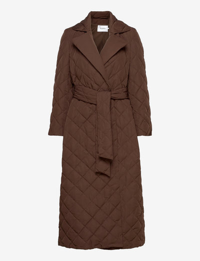 HEDEMORA COAT - padded coats - dark brown