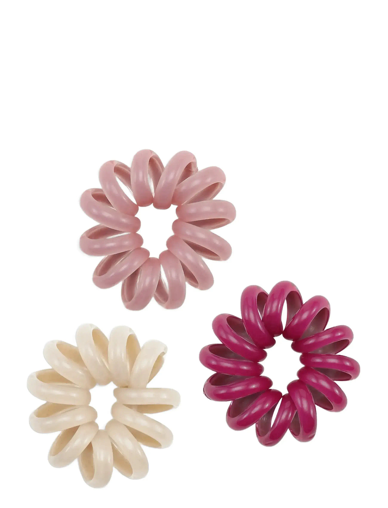 SUI AVA Hair Loop Elastic // 3 Pcs, 3 PCS, Pink, Hårtilbehør > Scrunchies, Dame