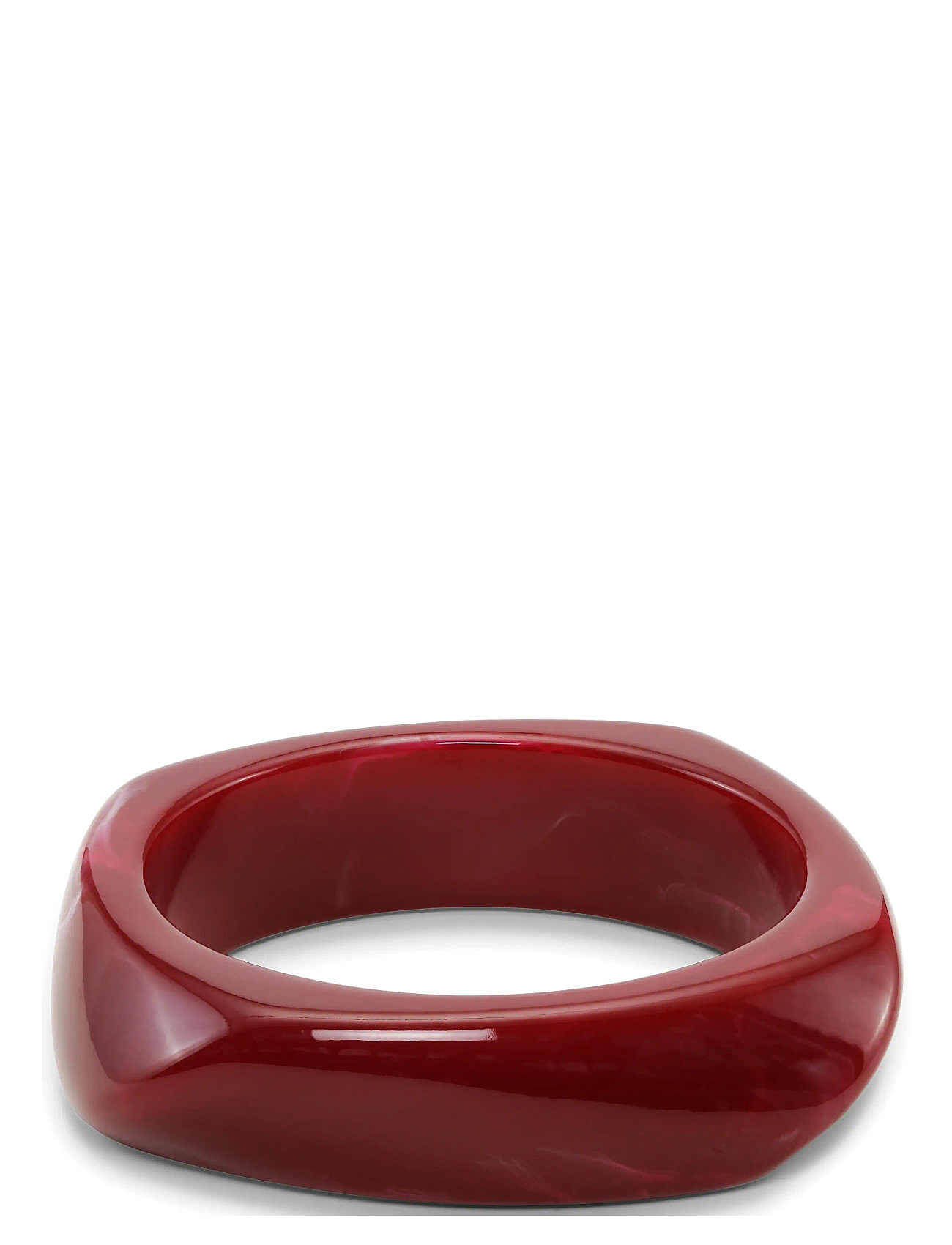 SUI AVA Chunky Bangle Burgundy - One Size - Damen
