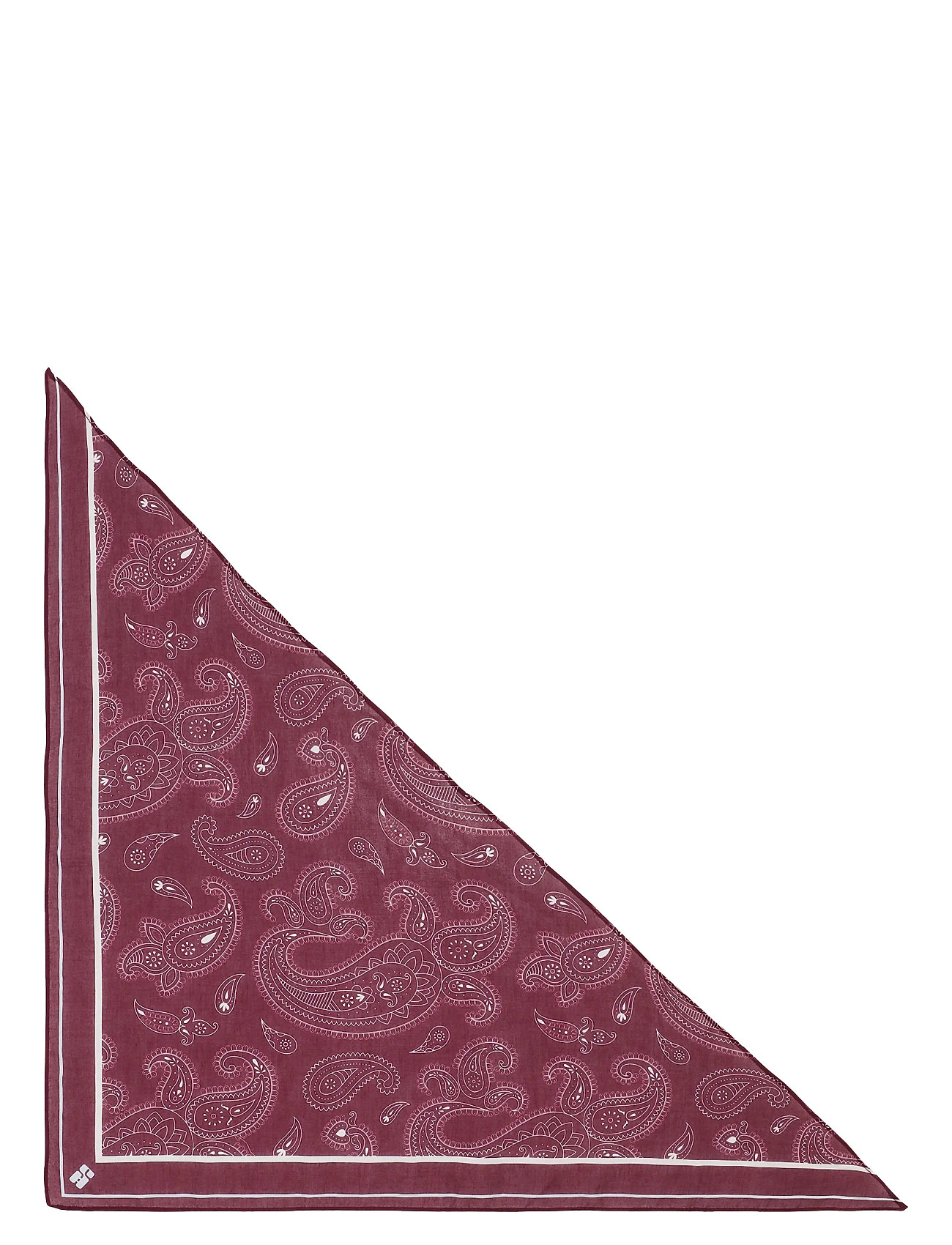 SUI AVA Paisley Triangle Schal Burgundy - One Size - Damen