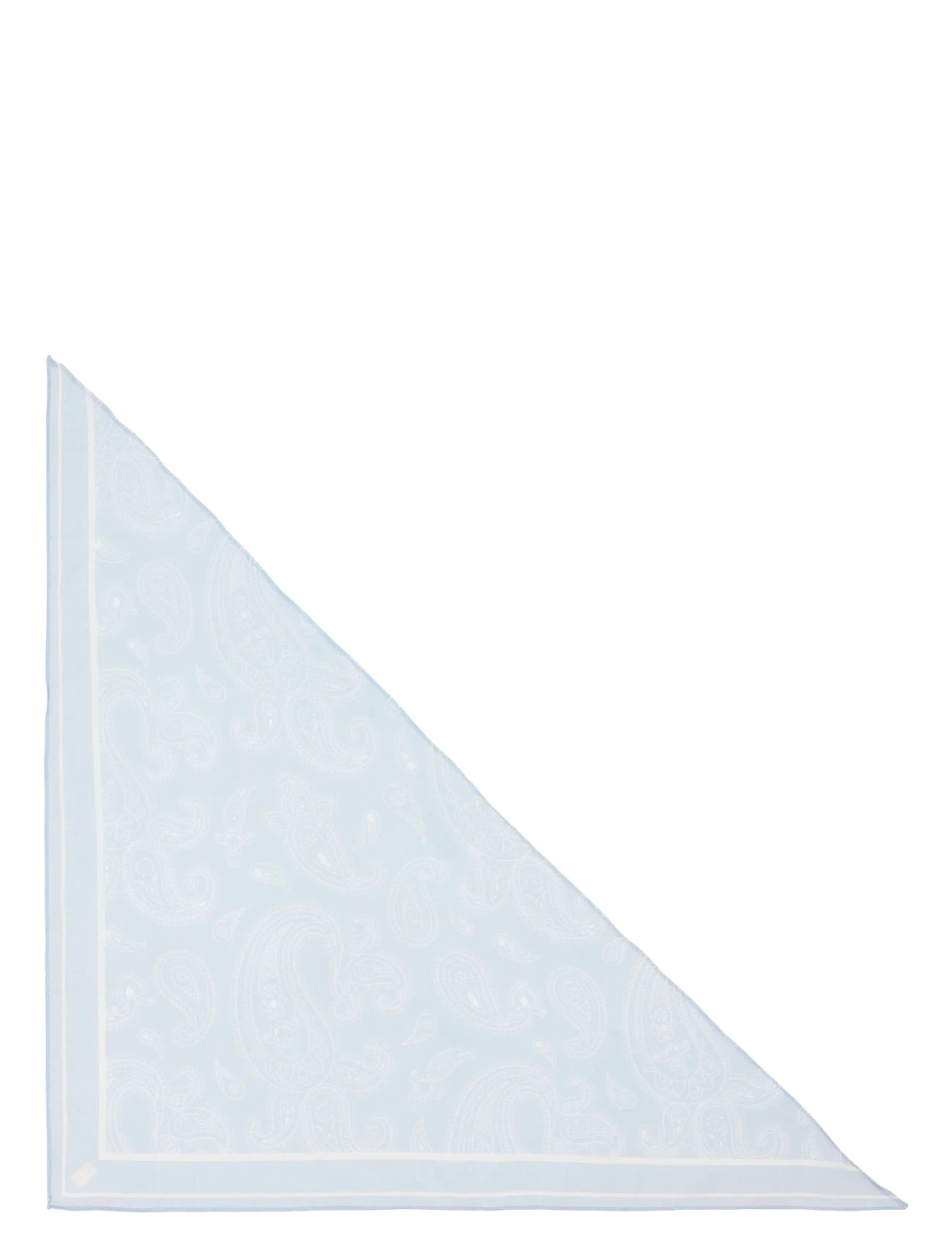 SUI AVA Paisley Triangle Scarf, One Size, Blue, Tørklæder > Letvægtstørklæder, Dame