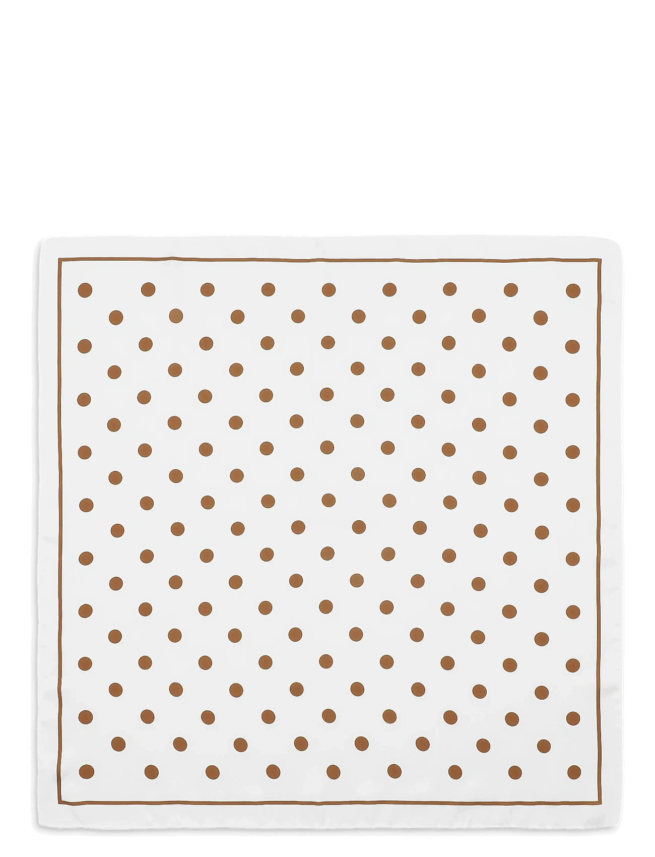 SUI AVA Polka Dot Scarf, 70X 70, White, Tørklæder > Letvægtstørklæder, Dame