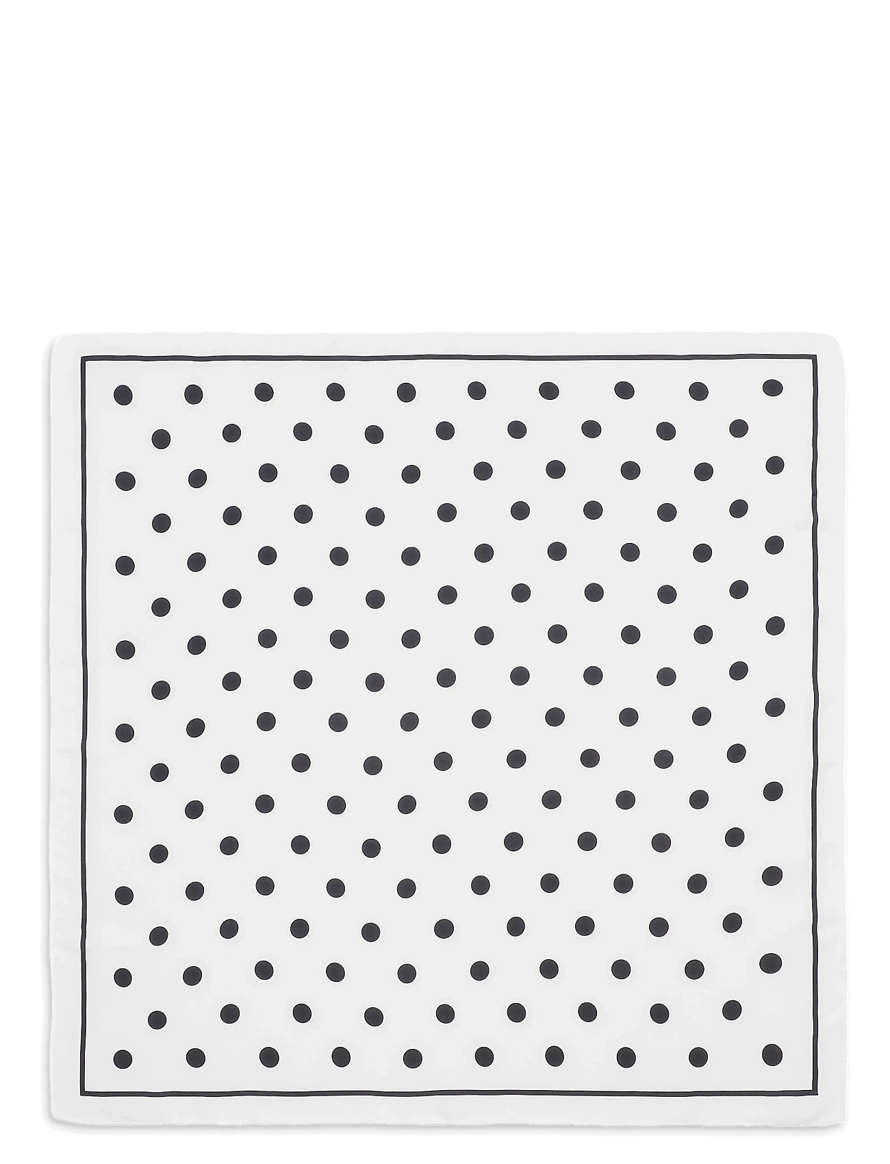 SUI AVA Polka Dot Schal Weiß - 70X 70 - Damen
