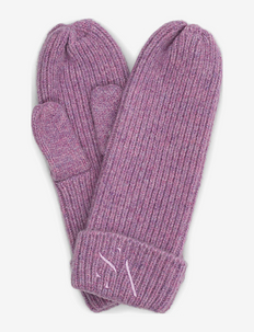 Signe Mittens - thumb gloves - purple