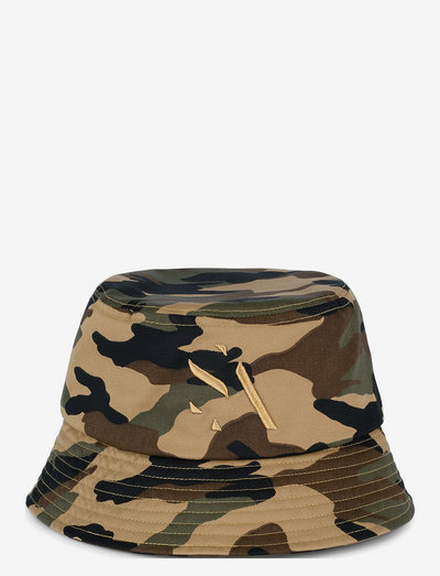 Camo Bucket Hat - bucket hats - light khaki