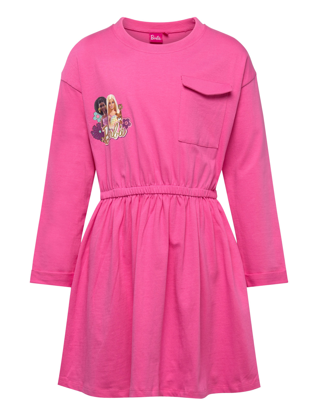 Dress Dresses & Skirts Dresses Casual Dresses Long-sleeved Casual Dresses Pink Barbie