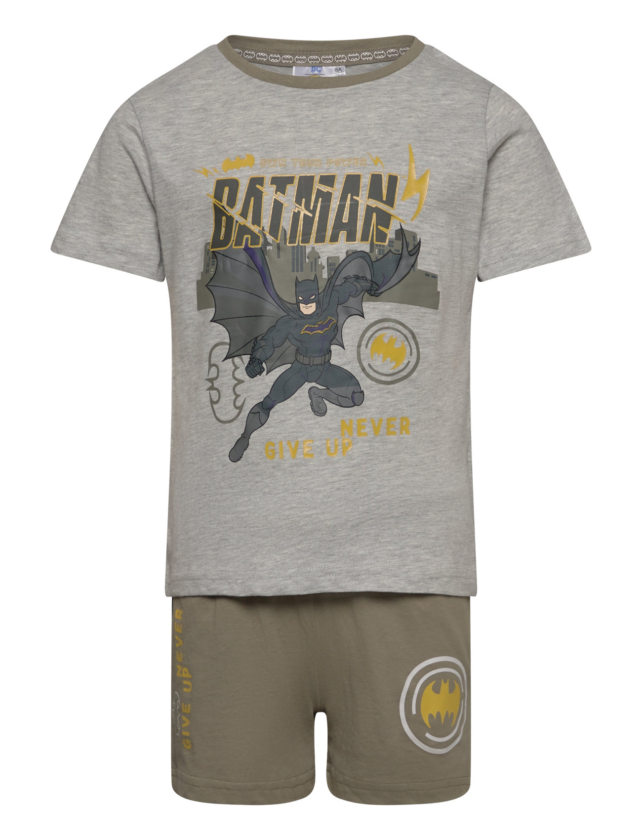 Set 2P Short + Ts Sets Sets With Short-sleeved T-shirt Green Batman