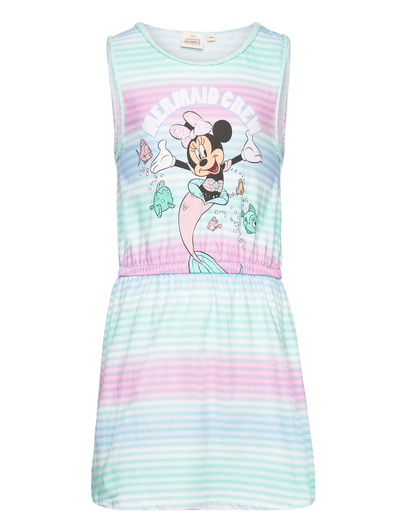 Dress Without Sleeve Dresses & Skirts Dresses Casual Dresses Short-sleeved Casual Dresses Multi/patterned Minnie Mouse