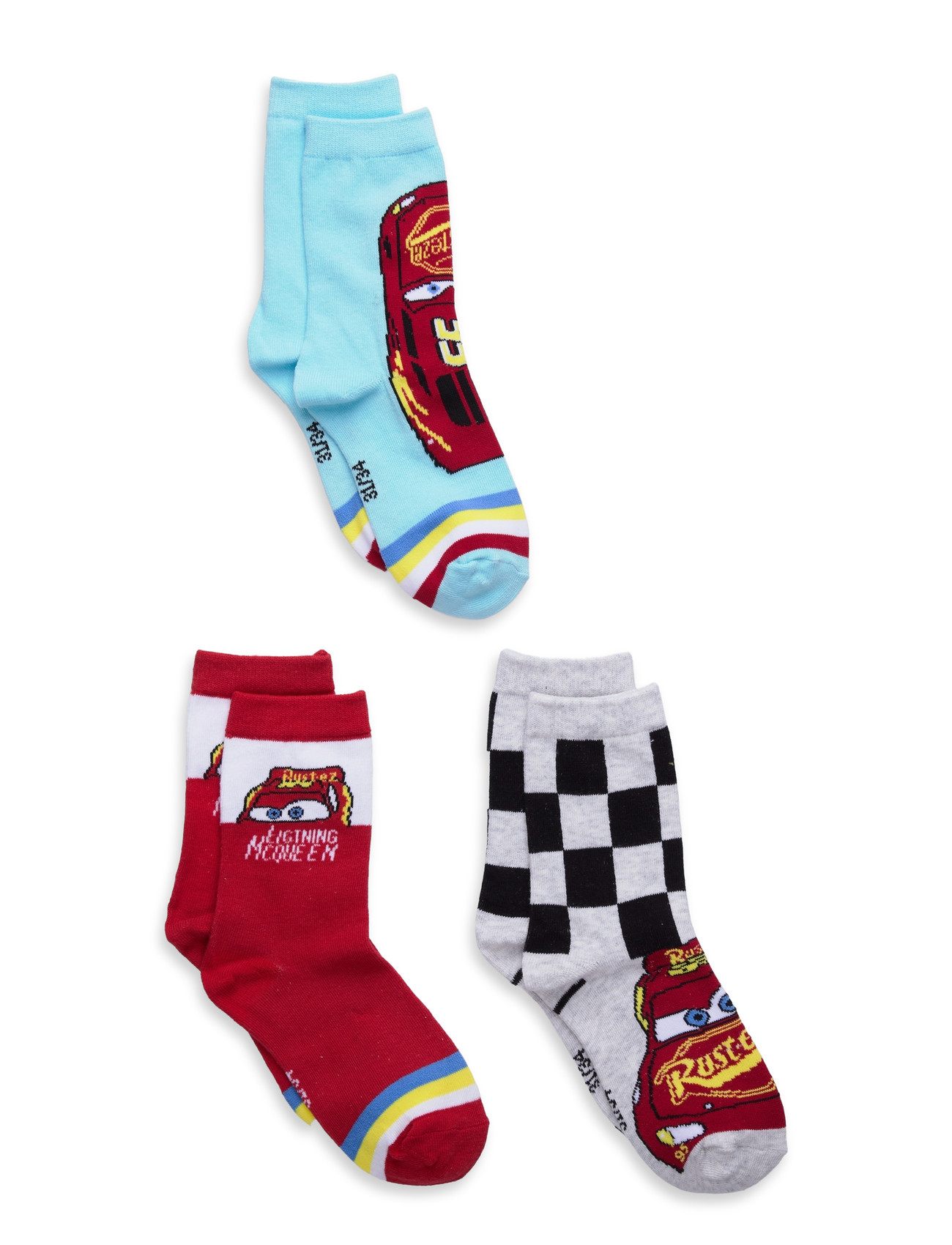 Biler Socks, 31/34, Multi/patterned, Sokker & Strømpebukser > Sokker, Børn