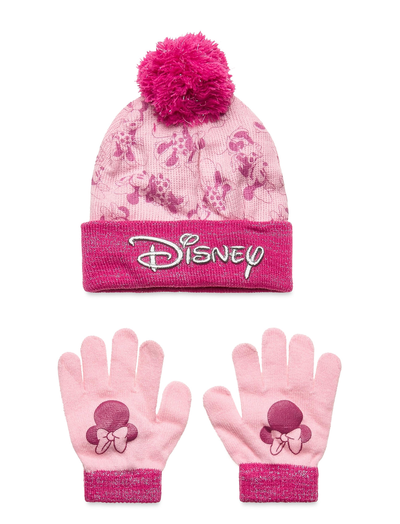 Set 2 Pcs Hat & Gloves Accessories Winter Accessory Set Vaaleanpunainen Disney