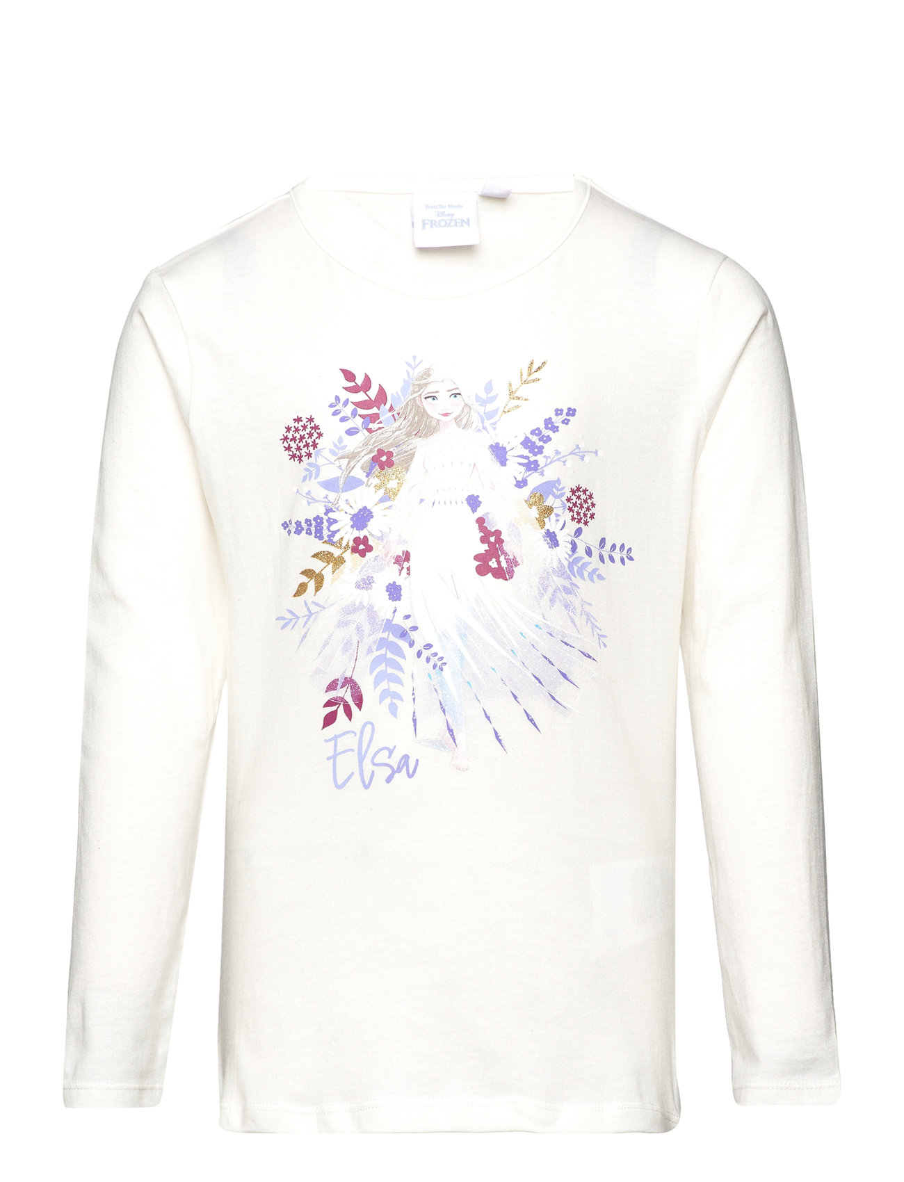 Long-Sleeved T-Shirt Tops T-shirts Long-sleeved T-Skjorte White Frost