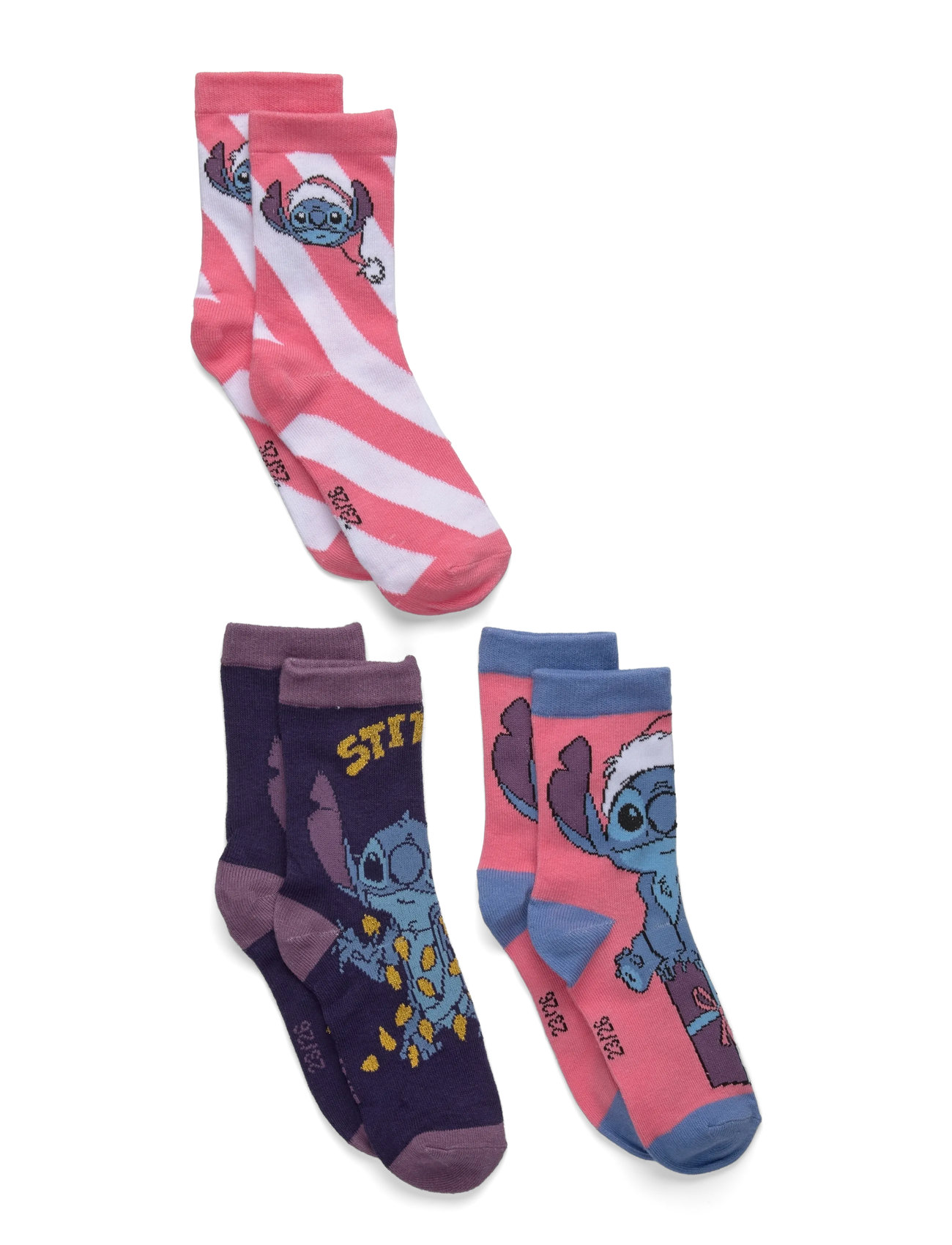 Lilo & Stitch Socks, 23/26, Multi/patterned, Sokker & Strømpebukser > Sokker, Børn
