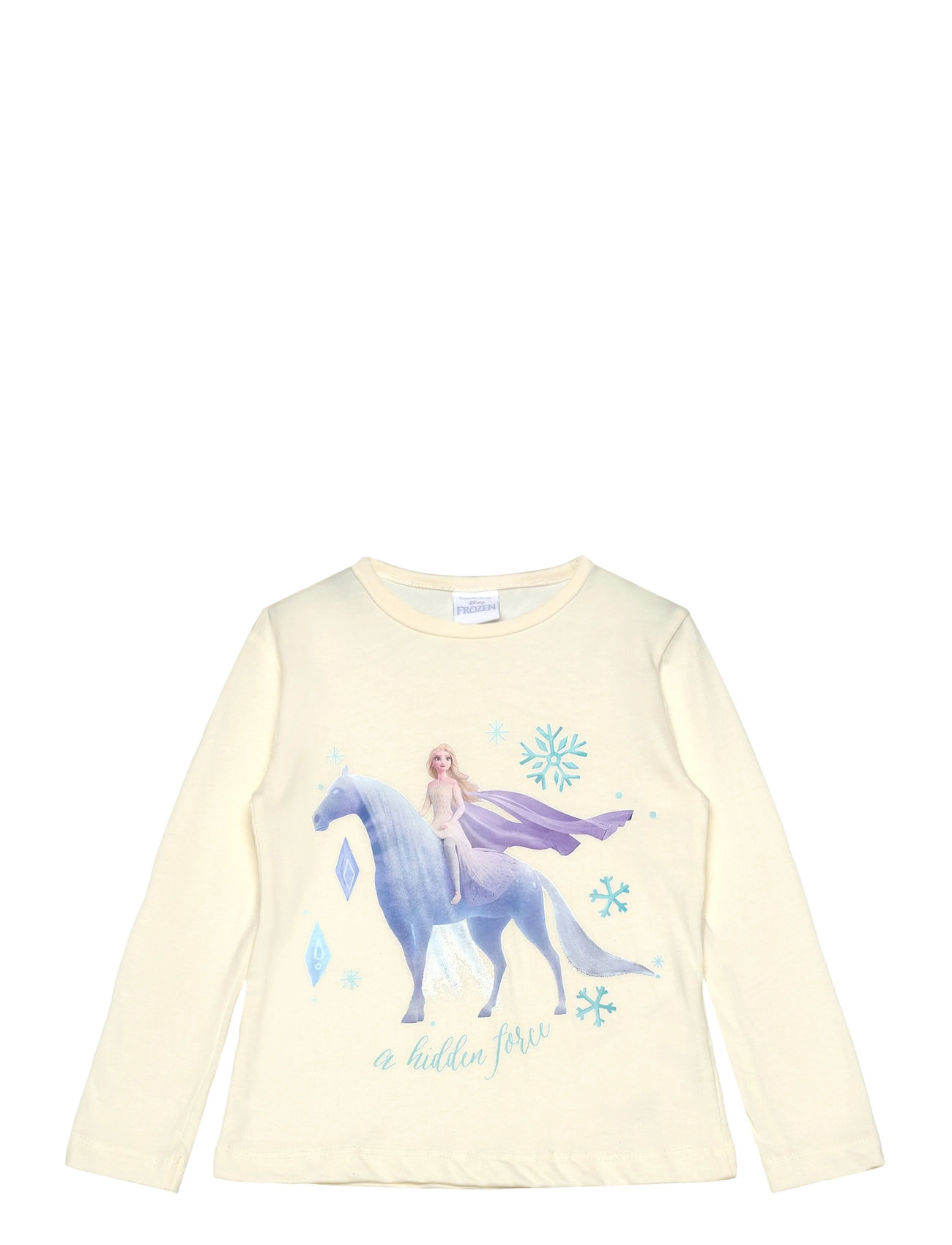 Frost Tshirt, 98, Cream, T-Shirts > Langærmede T-shirts, Børn