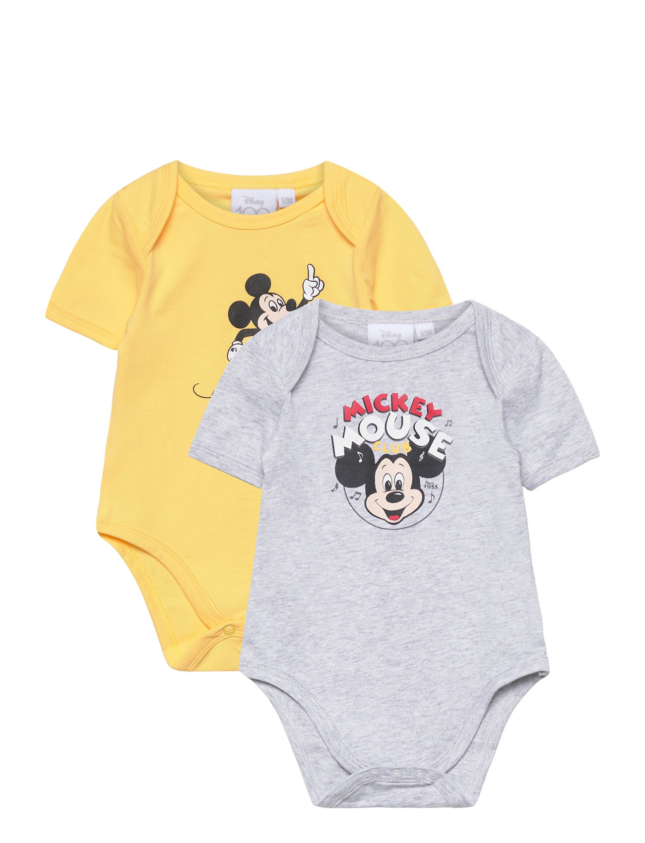 Body Bodies Short-sleeved Multi/patterned Mickey Mouse
