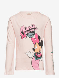LONG-SLEEVED T-SHIRT - apdrukāts t-krekls ar garām piedurknēm - pink