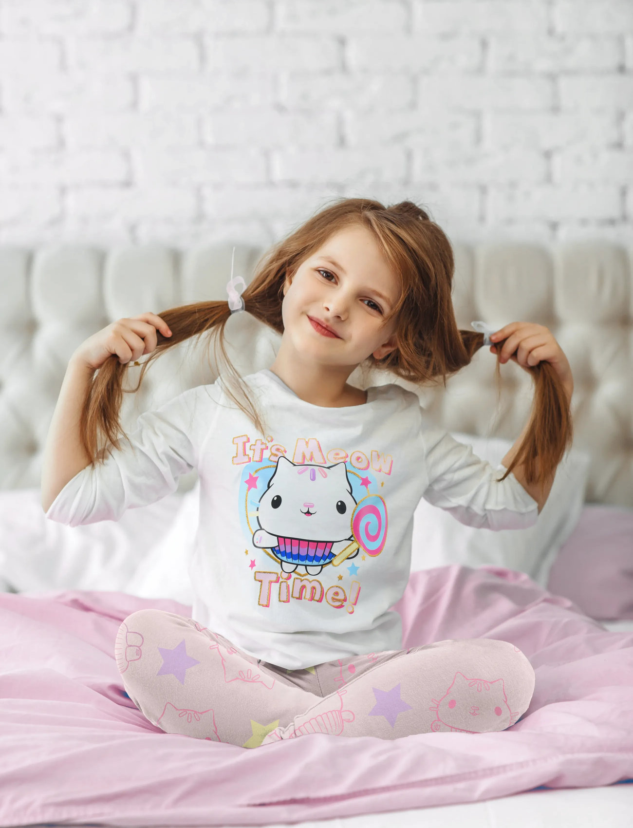 Gabby's Dollhouse Pyjama, 104, Pink, Pyjamas > Pyjamas-Sæt, Børn