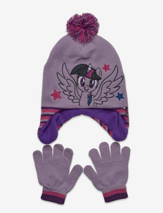 PERUVIAN + GLOVES - accessoireset voor de winter - purple